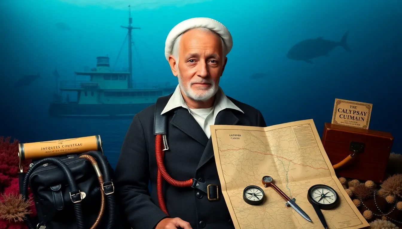 Featured image for Biography of Jacques Cousteau: The Underwater Explorer —