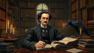 Featured image for Edgar Allan Poe: The Life Story Behind The Raven and More —